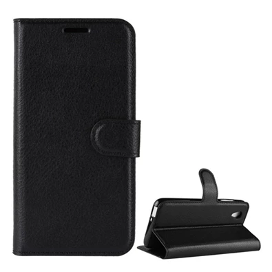 GIGAPACK GP-84291 Alcatel 1 (OT-5033D) / Vodafone Smart E9 (VFD527) fekete bőr hatású oldalra nyíló tok