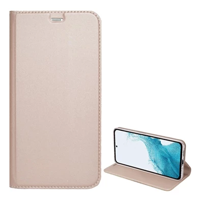 GIGAPACK GP-84559 iPhone XR 6.1 rózsaarany bőr hatású oldalra nyíló tok