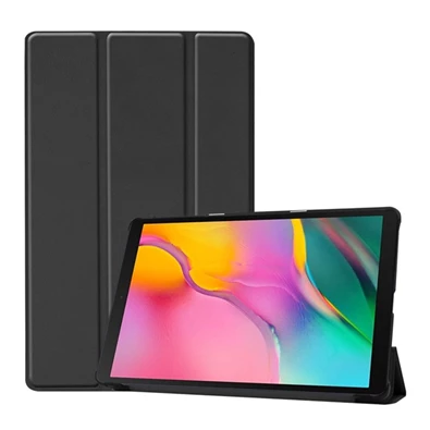 GIGAPACK GP-87269 Galaxy Tab A 10.1 (2019) SM-T515 / SM-T510 fekete bőr hatású tablet tok