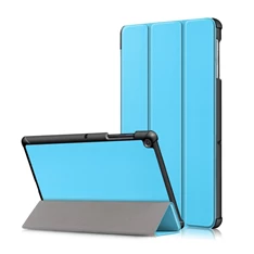 GIGAPACK GP-87830 Galaxy Tab S5e 10.5 (SM-T725) / (SM-T720) világoskék bőr hatású tablet tok