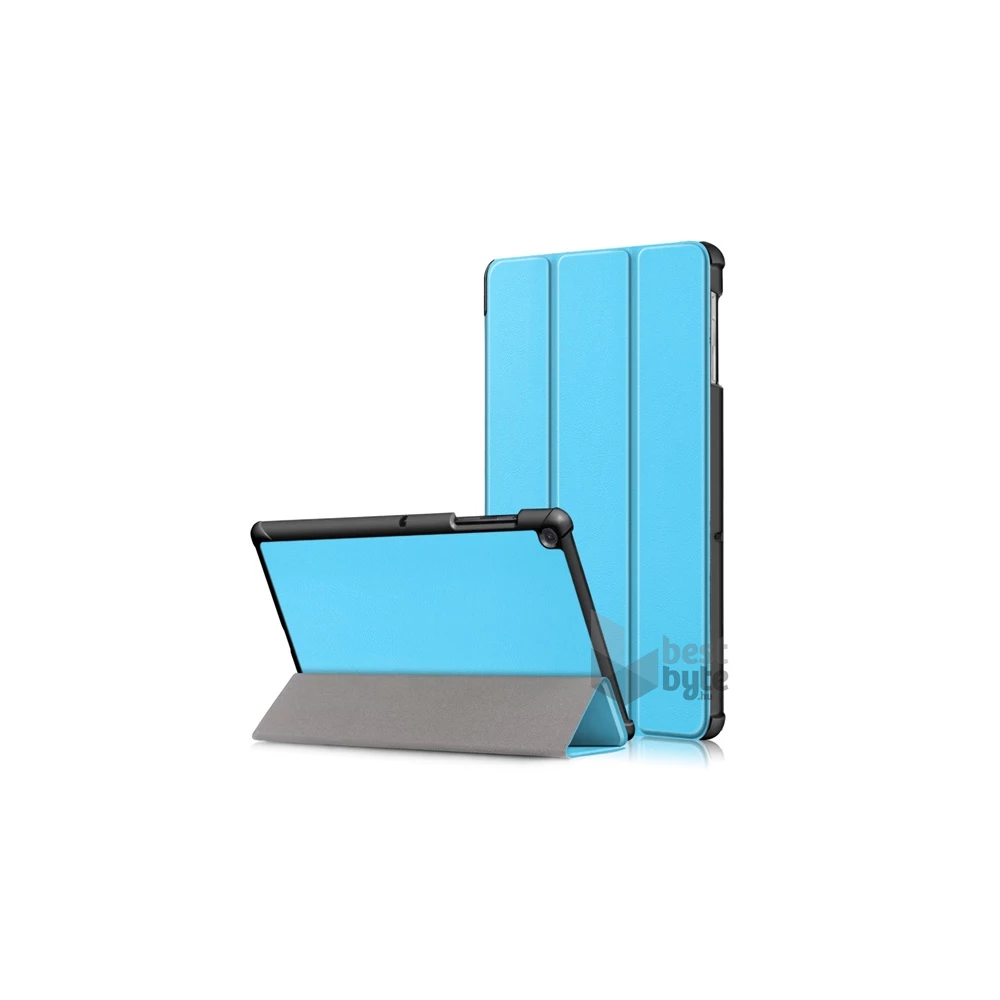 GIGAPACK GP-87830 Galaxy Tab S5e 10.5 (SM-T725) / (SM-T720) világoskék bőr hatású tablet tok