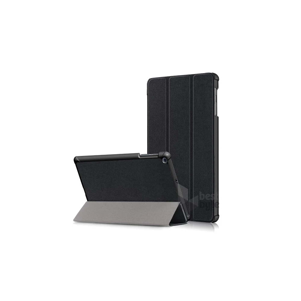 GIGAPACK GP-87892 Galaxy Tab A 10.1 (2019) SM-T515 / SM-T510 fekete bőr hatású tablet tok