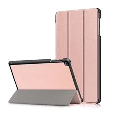 GIGAPACK GP-87895 Galaxy Tab A 10.1 (2019) SM-T515 / SM-T510 rózsaarany bőr hatású tablet tok