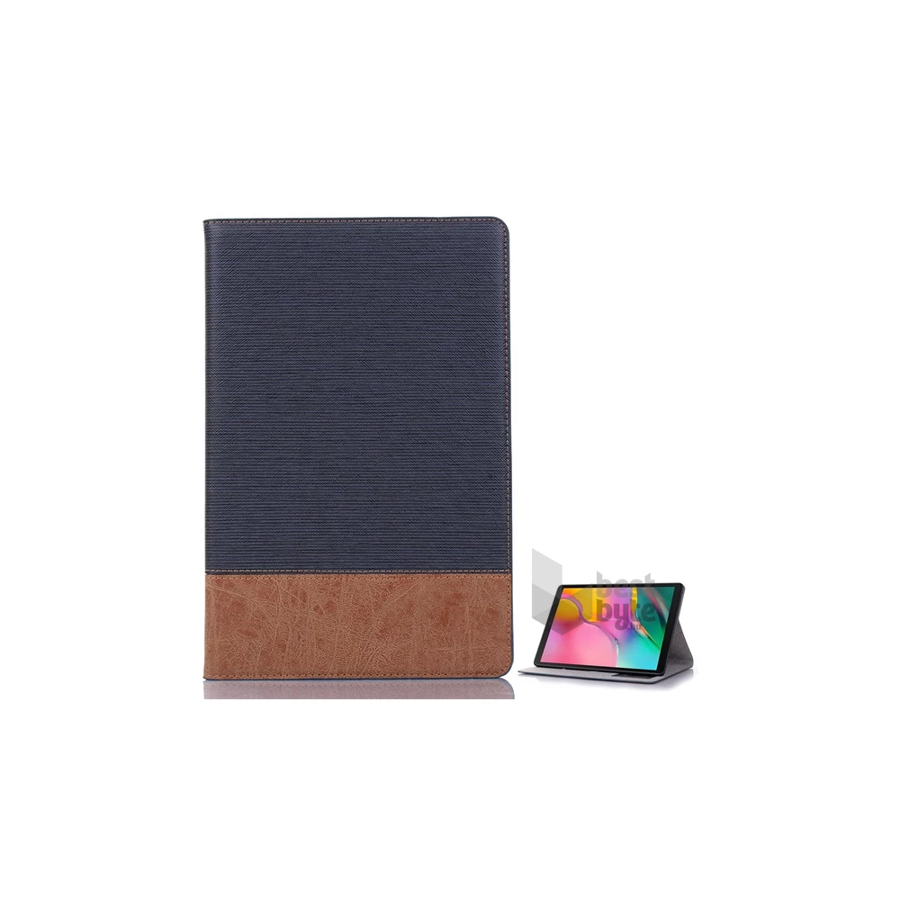 GIGAPACK GP-88771 Galaxy Tab A 10.1 (2019) SM-T515 / SM-T510 sötétkék bőr hatású tablet tok