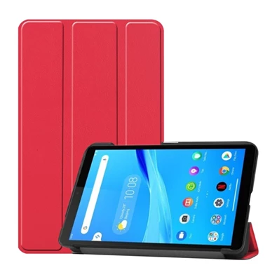 GIGAPACK GP-92463 Lenovo Tab M7 (TB-7306F) Gen3 / Tab M7 (TB-7305F) Gen2 piros bőr hatású tablet tok