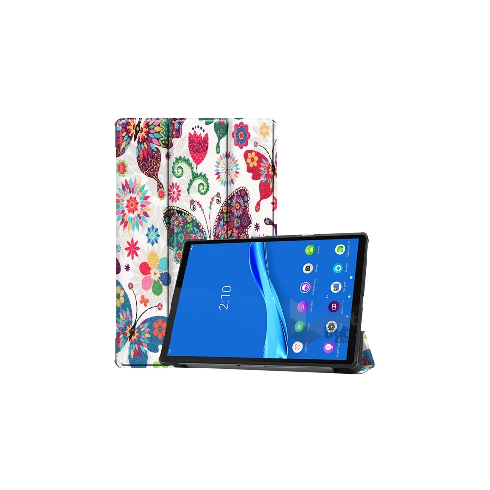 GIGAPACK GP-96675 Lenovo Tab M10 FHD Plus (TB-X606X) / Tab M10 Plus (TB-X606F) fehér bőr hatású tablet tok