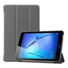 GIGAPACK GP-97426 Huawei MatePad T8 WIFI / MatePad T8 LTE szürke bőr hatású tablet tok