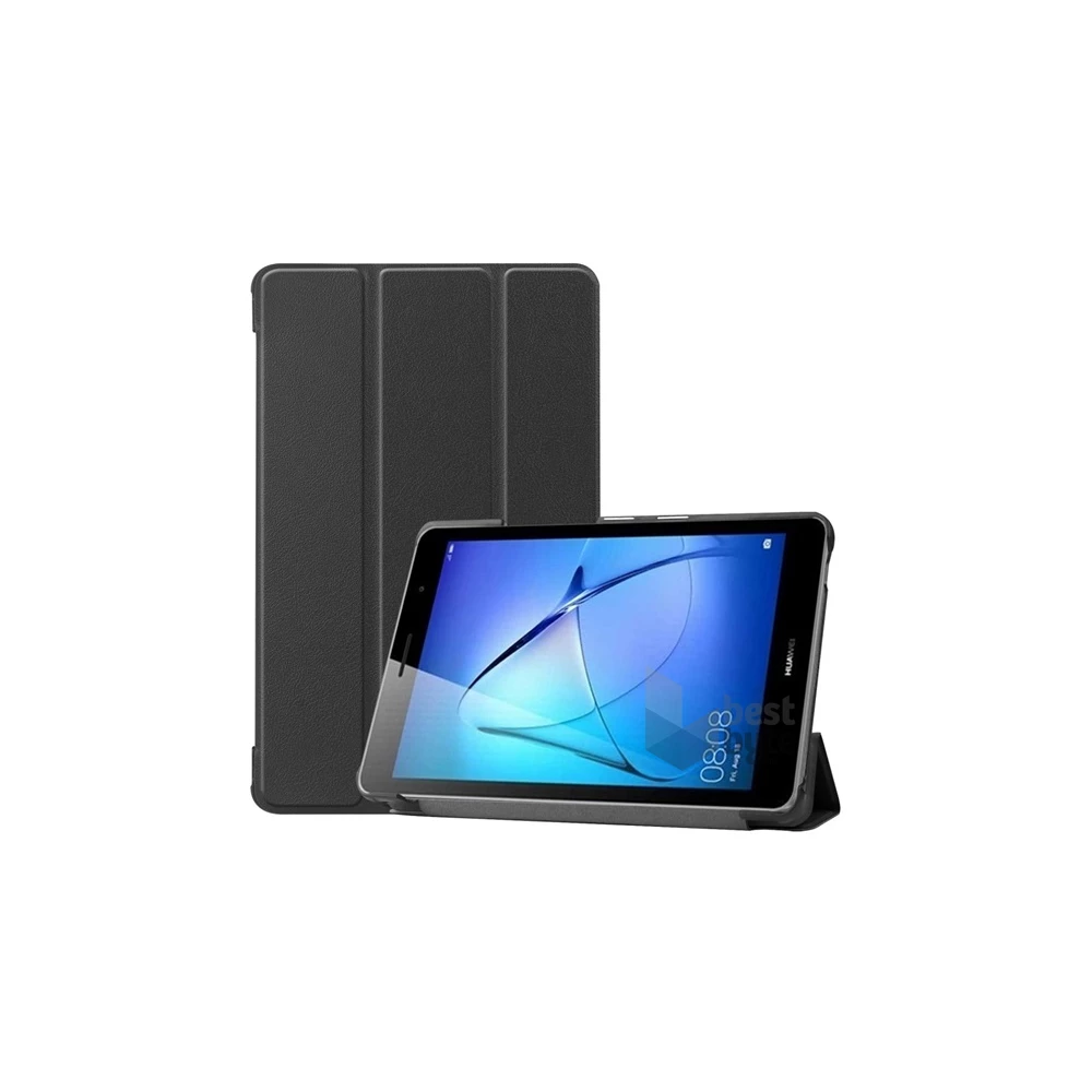 GIGAPACK GP-97440 Huawei MatePad T8 WIFI / MatePad T8 LTE fekete bőr hatású tablet tok