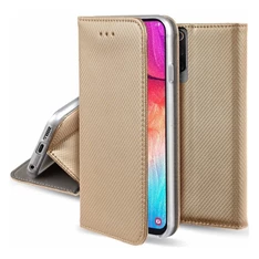 GIGAPACK GP-97705 Xiaomi Redmi Note 9 Pro / Redmi Note 9S arany bőr hatású oldalra nyíló tok