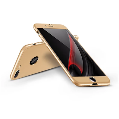 GKK GK0147 3in1 iPhone 7+ Logo arany három részből álló védőtok