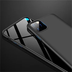 GKK GK0545 Apple iPhone 11 Pro Max hátlap - GKK 360 Full Protection 3in1 - fekete