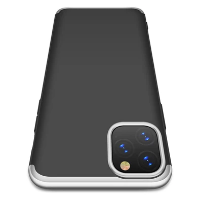 GKK GK0558 Apple iPhone 11 Pro hátlap - GKK 360 Full Protection 3in1 - fekete/ezüst