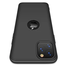 GKK GK0568 Apple iPhone 11 Pro Max hátlap - GKK 360 Full Protection 3in1 - Logo - fekete