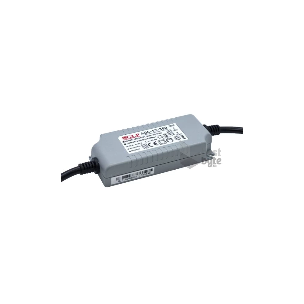GLP AGC-12-350 12.6W 9~36V 350mA IP40 LED tápegység