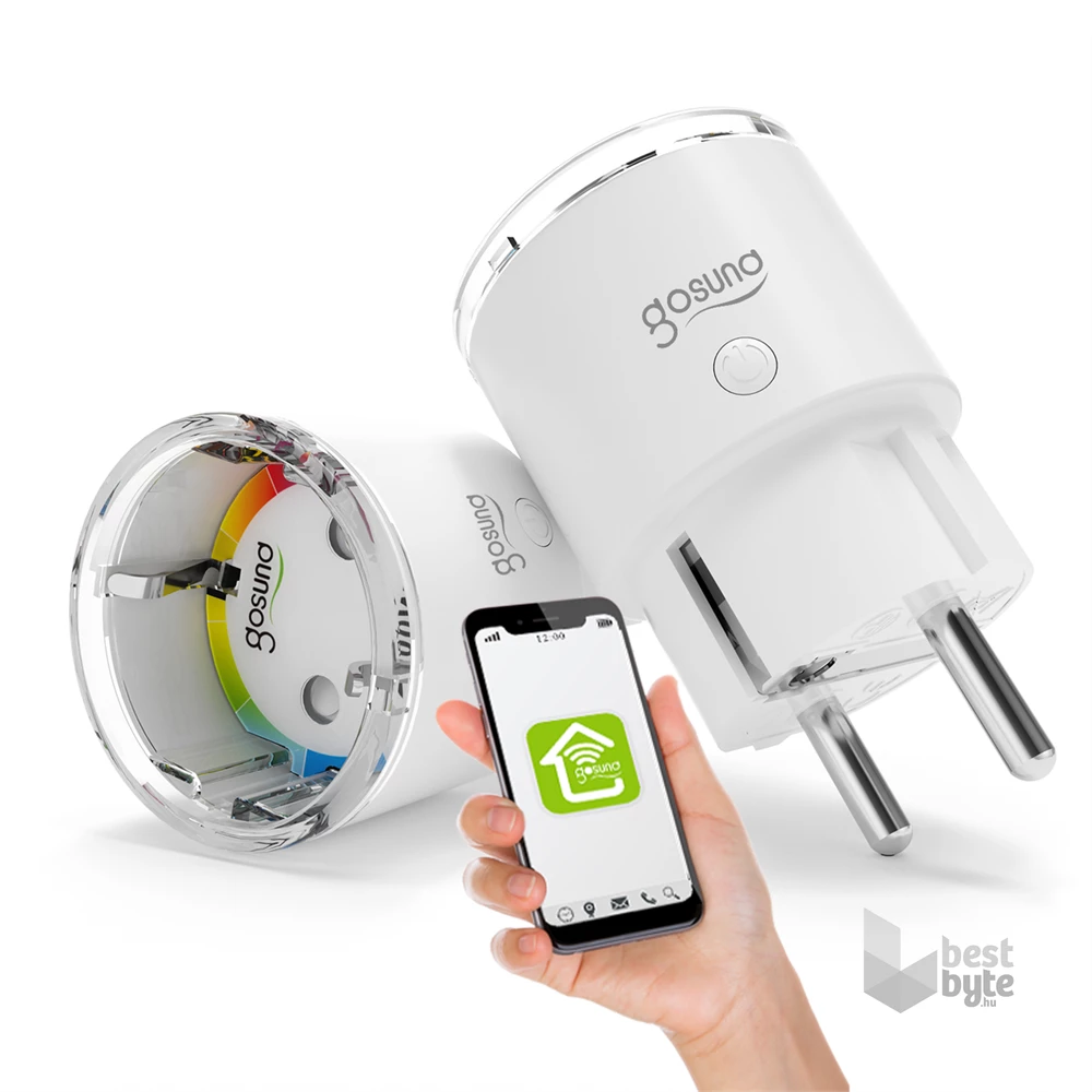 GOSUND EP2 2 db-os kompakt méretű Smart Wi-Fi-s okos aljzat