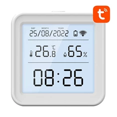 GOSUND S6 Intelligens hőmérséklet- és páratartalom-érzékelő Wi-Fi (LCD kijelző, háttérvilágítás)