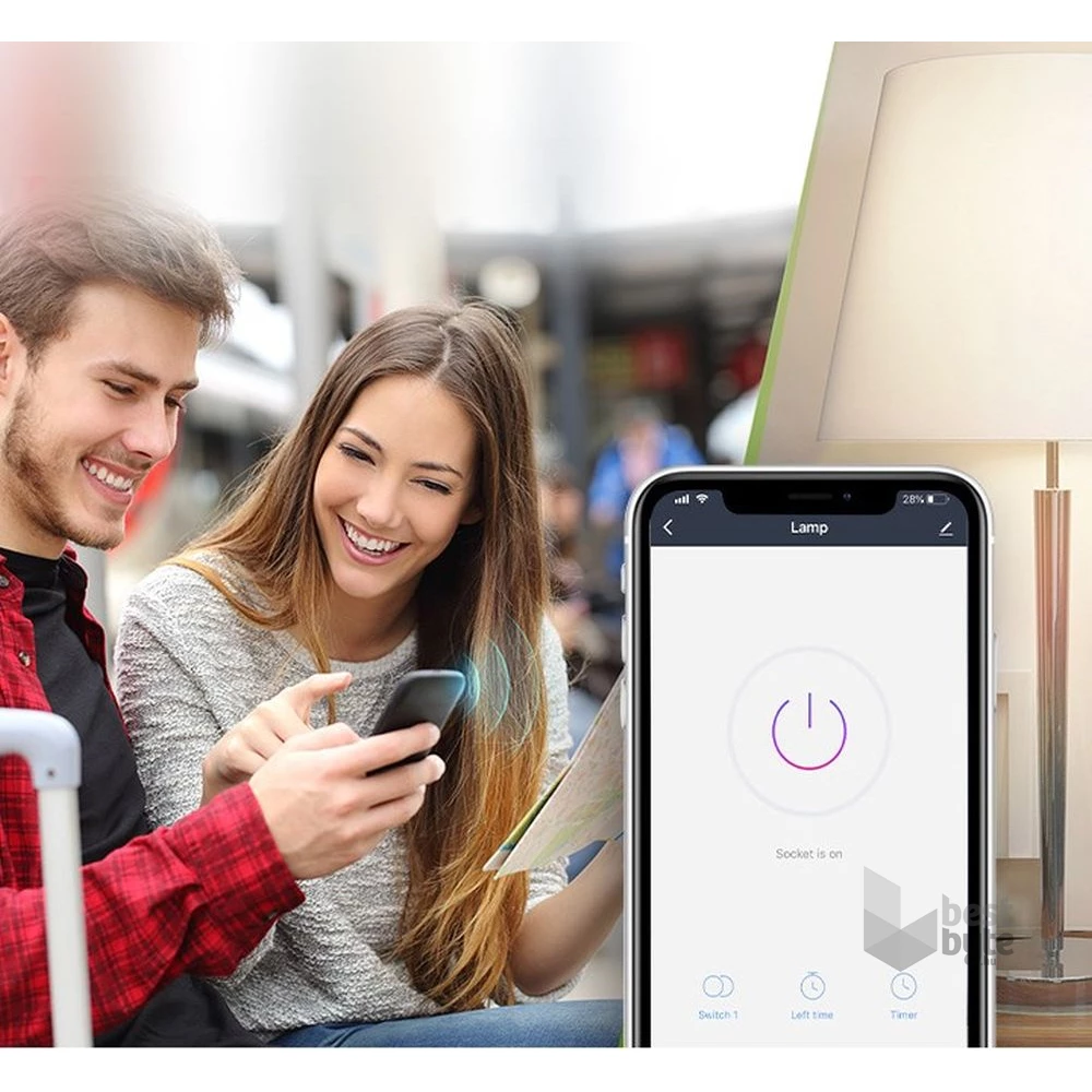 GOSUND SP111 kompakt méretű Smart Wi-Fi-s okos aljzat