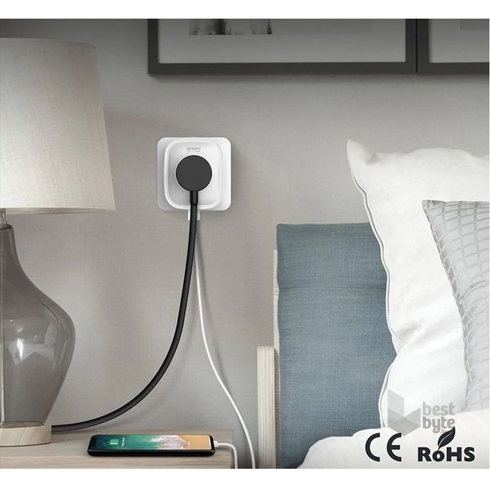 GOSUND SP112 Smart Wi-Fi-s okos konnektor és 2xUSB
