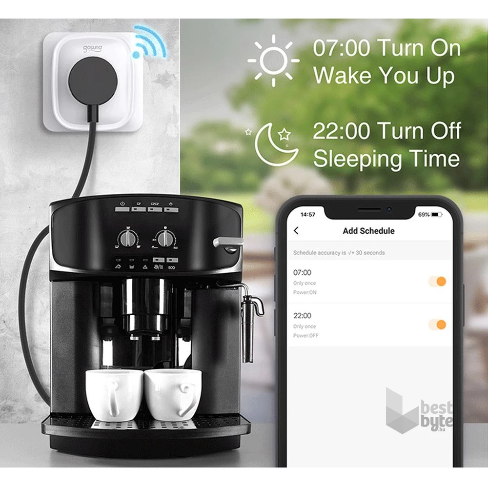 GOSUND SP1 Smart Wi-Fi-s okos konnektor
