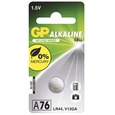 GP LR44 (A76) alkáli gombelem 1db/bliszter