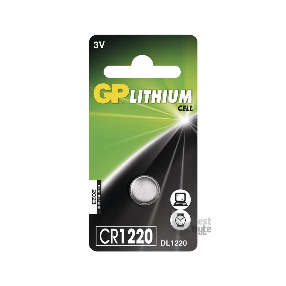 GP CR1220 lítium gombelem 1db/bliszter