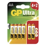 GP B1911MM Ultra Alkáli AAA (LR03) elem 4+2 db/bliszter