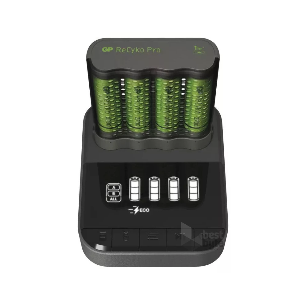 GP Pro P461 akkumulátor töltő, dokkoló + 4×AA GP ReCyko 2700mAh akkumulátor