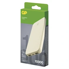 GP B+ Series, 10 000 mAh, 15 W, bézs powerbank