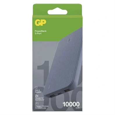 GP B+ Series, 10 000 mAh, 15 W, kék powerbank