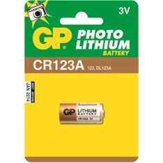 GP CR123 lithium fotó elem 1db/bliszter