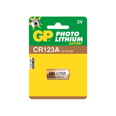 GP CR123 lithium fotó elem 1db/bliszter