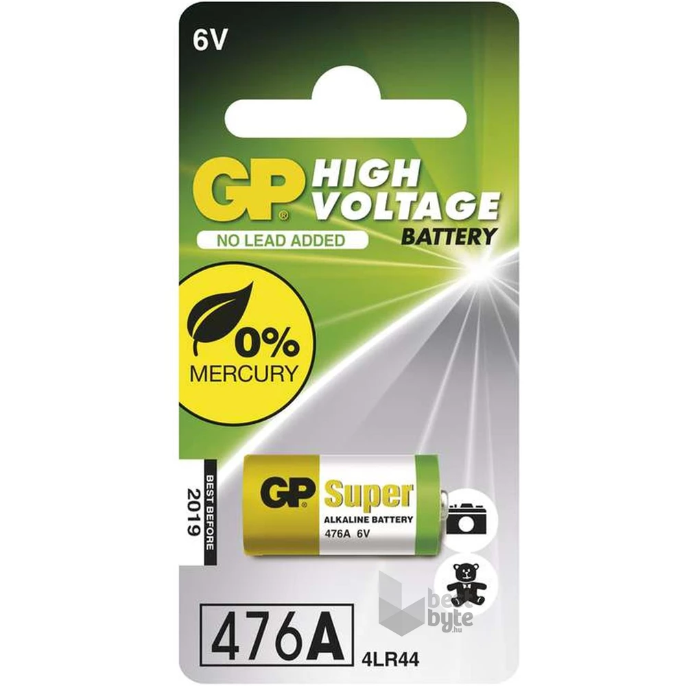 GP LR476A (4LR44) High Voltage alkáli elem 1db/bliszter