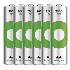 GP ReCyko NiMH Akkumulátor HR6 (AA) 2600mAh 6db