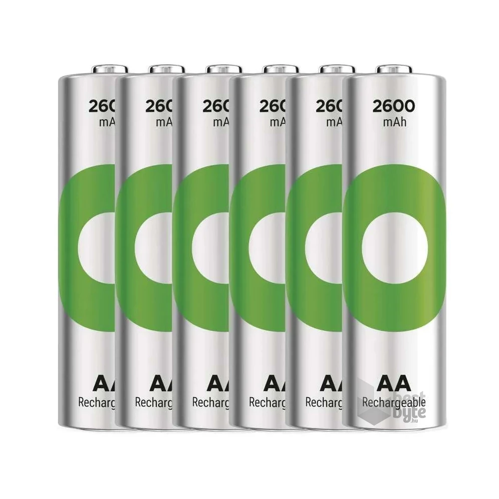 GP ReCyko NiMH Akkumulátor HR6 (AA) 2600mAh 6db