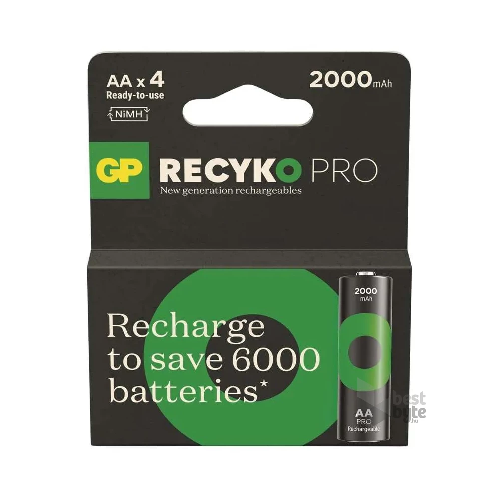 GP ReCyko Pro NiMH Akkumulátor HR6 (AA) 4db