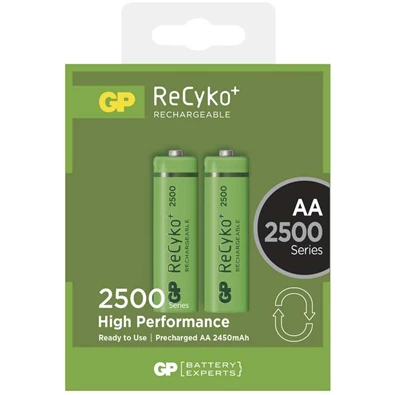 GP ReCyko+ AA 2500mAh ceruza akku 2db/bliszter