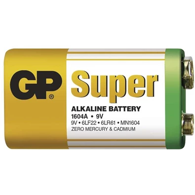 GP Super alkáli 9V (6LF22, 6LR61) 1db/bliszter
