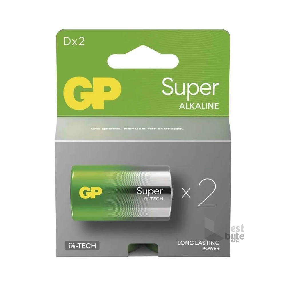GP Super alkáli elem LR20 (D) 2db
