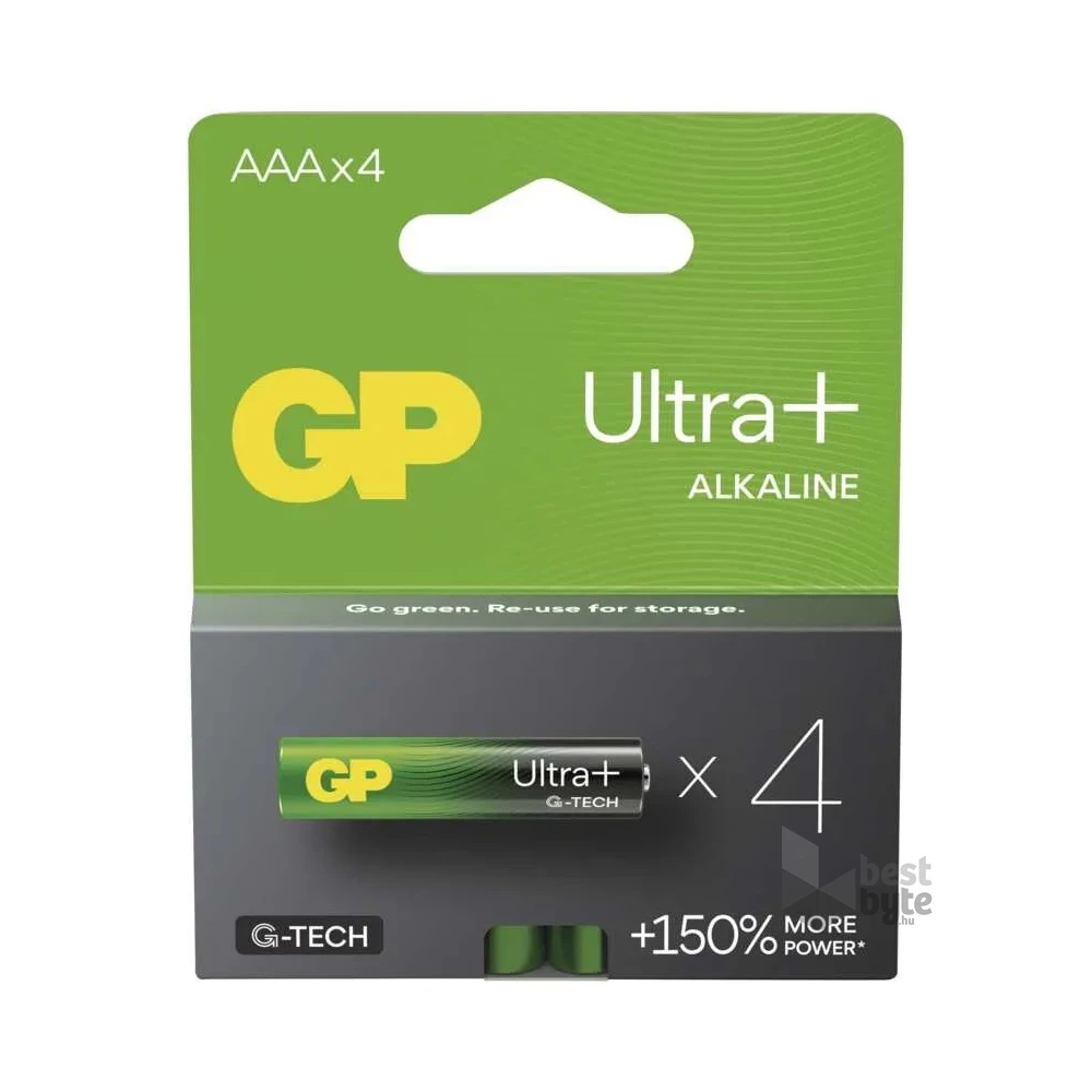GP B03114 Ultra Plus AAA (LR03) alkáli mikroceruza elem 4db/csomag