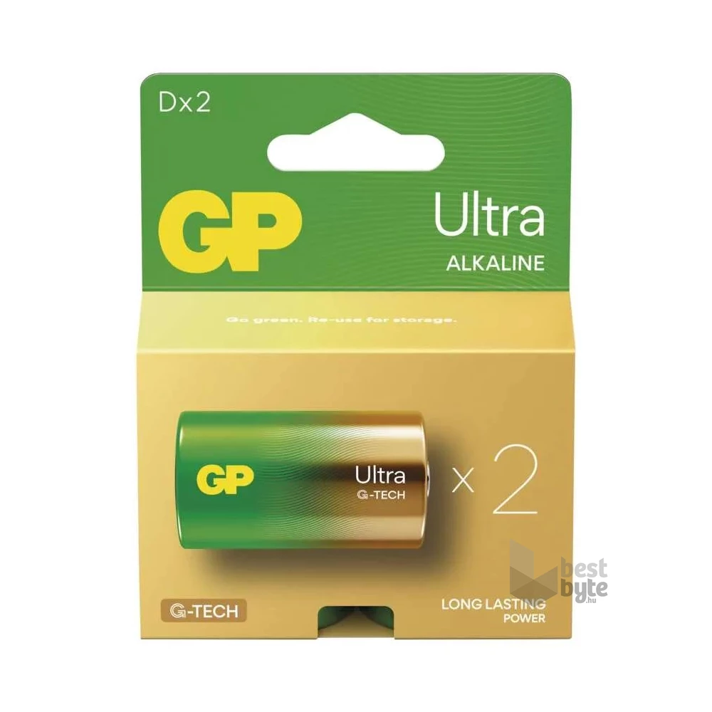 GP Ultra alkáli elem LR20 (D) 2db