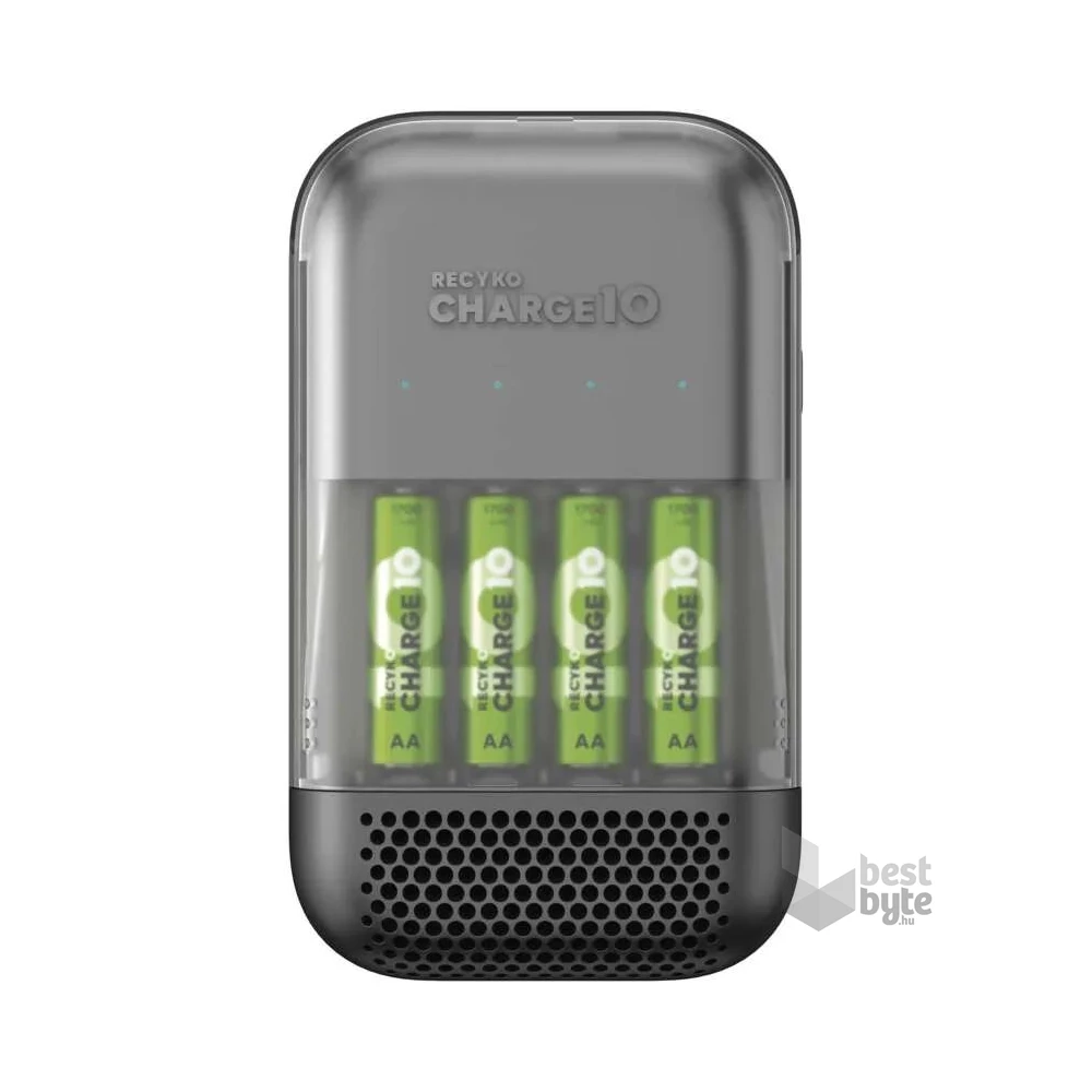 GP akkumulátor töltő Charge 10 S491 + 4×AA
