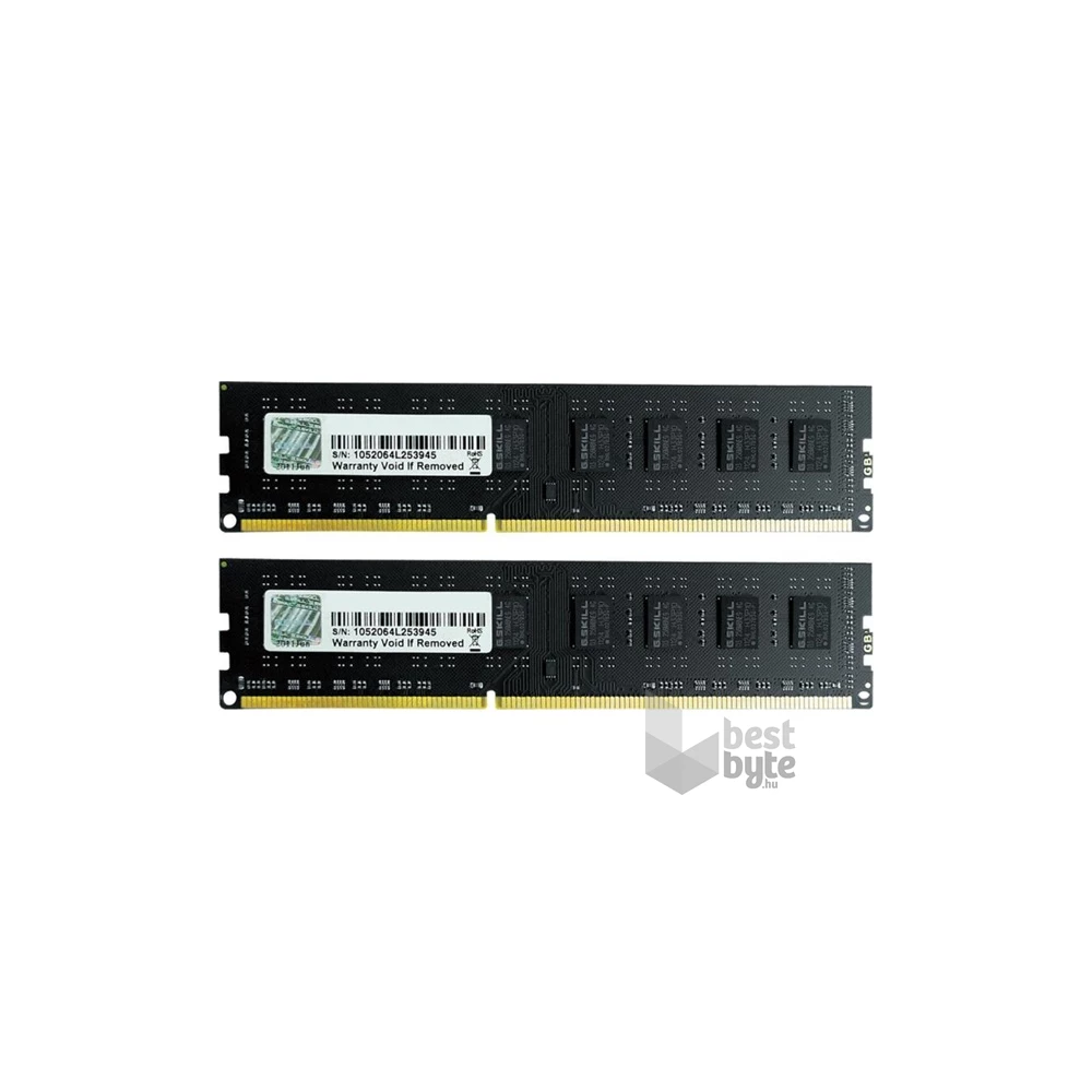G.Skill 16GB 1600MHz DDR-3 Value (Kit! 2db 8GB) (F3-1600C11D-16GNT) memória