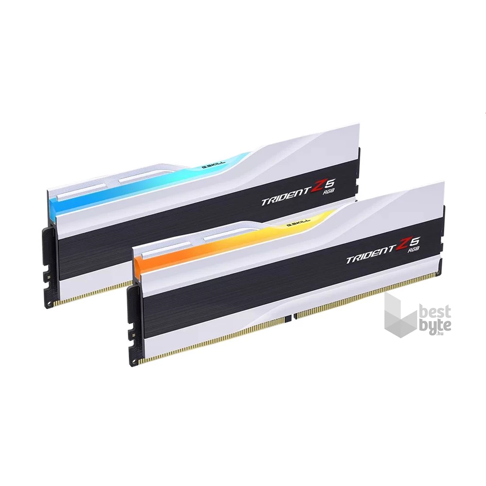G.Skill 96GB 6400MHz DDR-5 Trident Z5 RGB Intel XMP White (Kit! 2db 48GB) (F5-6400J3239F48GX2-TZ5RW) memória