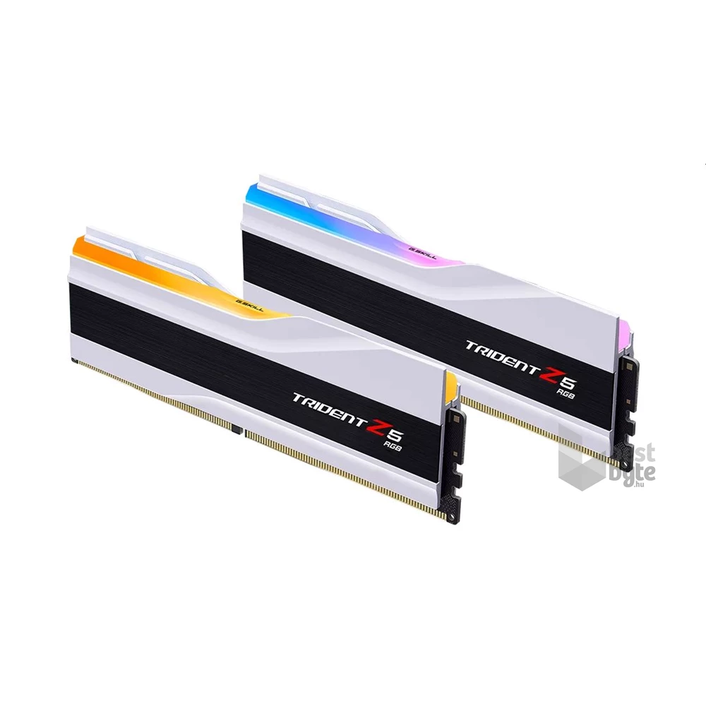 G.Skill 96GB 6400MHz DDR-5 Trident Z5 RGB Intel XMP White (Kit! 2db 48GB) (F5-6400J3239F48GX2-TZ5RW) memória