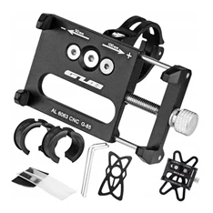 GUB G-85 / G85 S univerzális 4-6,7" fekete kerékpáros telefontartó