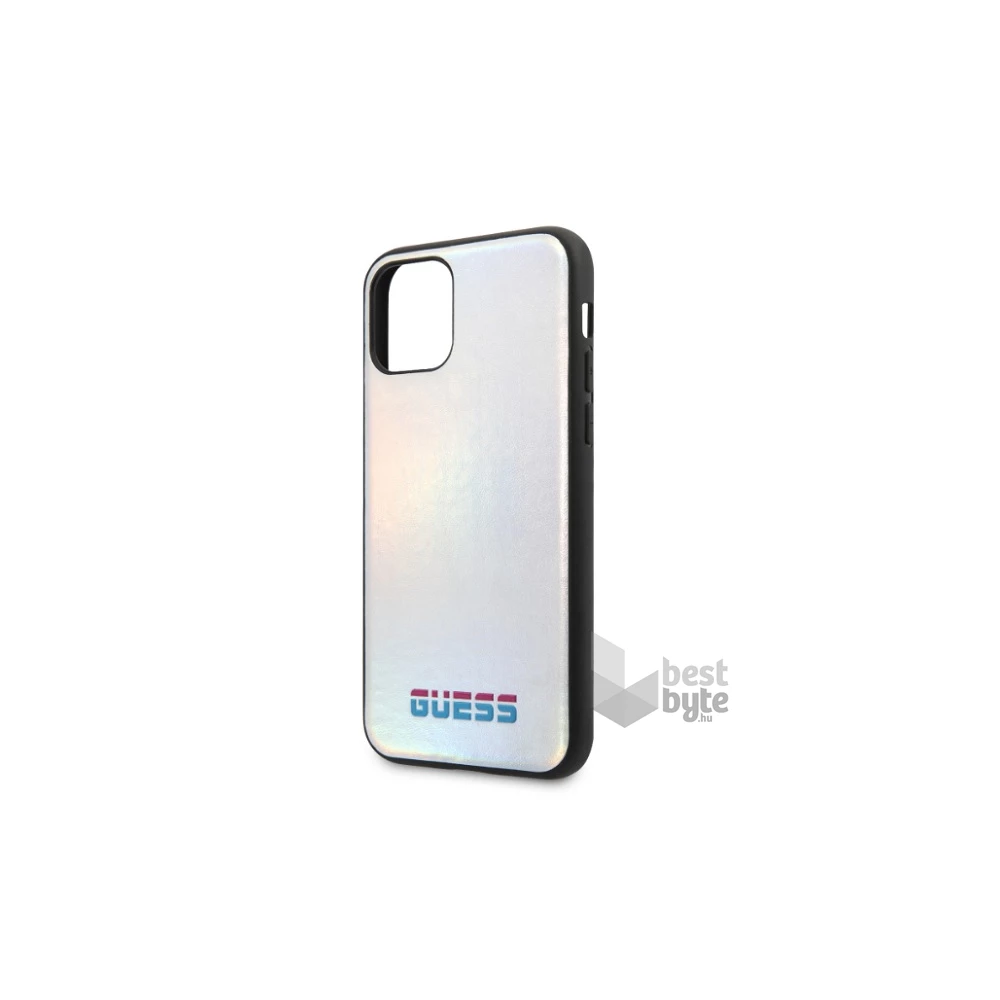GUESS iPhone 11 Pro ezüst színváltó kemény tok