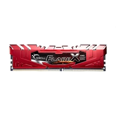 G.Skill 16GB 2400MHz DDR-4 Flare X AMD Red (Kit! 2db 8GB) (F4-2400C15D-16GFXR) memória