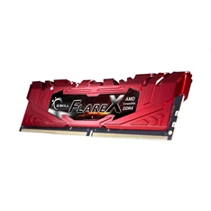 G.Skill 16GB 2400MHz DDR-4 Flare X AMD Red (Kit! 2db 8GB) (F4-2400C15D-16GFXR) memória