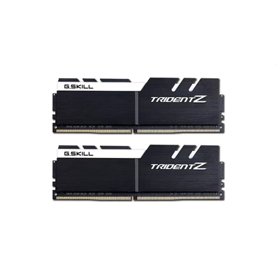 G.Skill 32GB 3600MHz DDR-4 Trident Z Intel XMP Black/White (Kit! 2db 16GB) (F4-3600C17D-32GTZKW) memória