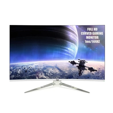 Gaba 31,5" GL-3218QB1 LED DPP HDMI ívelt kijelzős fehér Gamer monitor